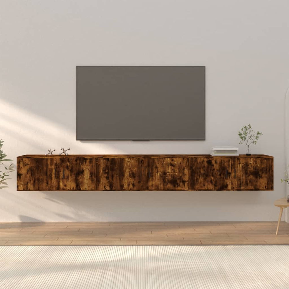 Tv-wandmeubels 3 st 100x34,5x40 cm gerookt eikenkleurig MeubelReus