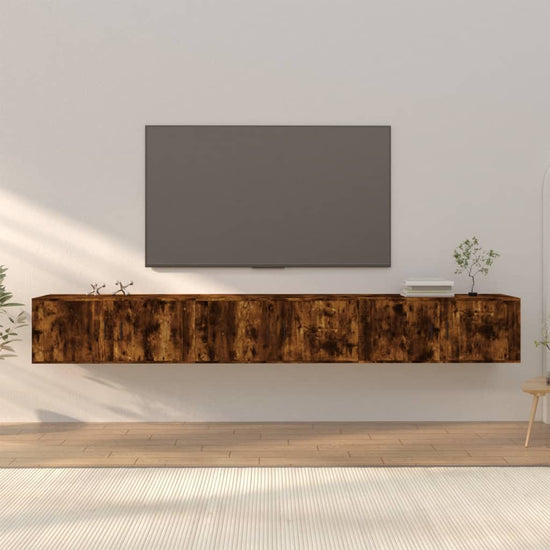 Tv-wandmeubels 3 st 100x34,5x40 cm gerookt eikenkleurig MeubelReus
