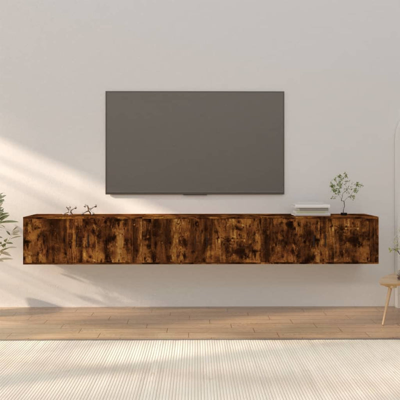 Tv-wandmeubels 3 st 100x34,5x40 cm gerookt eikenkleurig MeubelReus