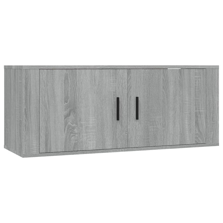 Tv-wandmeubels 3 st 100x34,5x40 cm grijs sonoma eikenkleurig MeubelReus