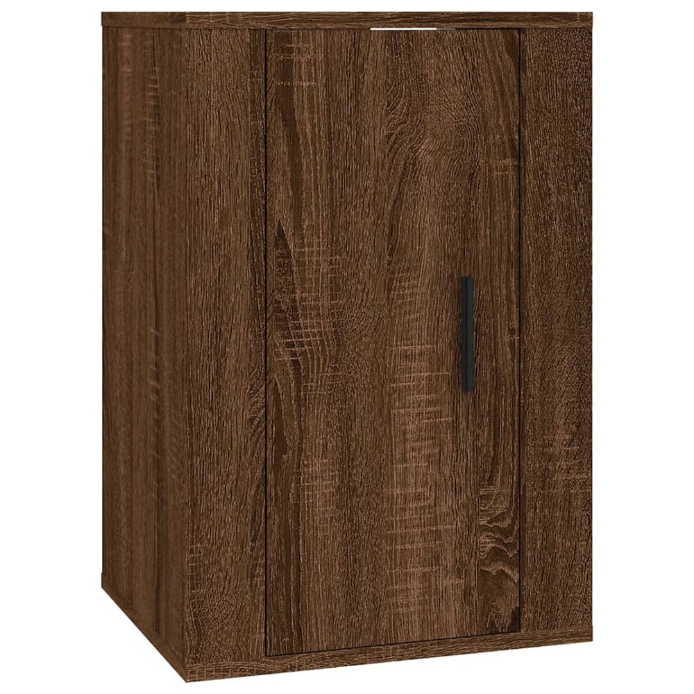 2-delige Tv-meubelset bewerkt hout bruineikenkleurig MeubelReus
