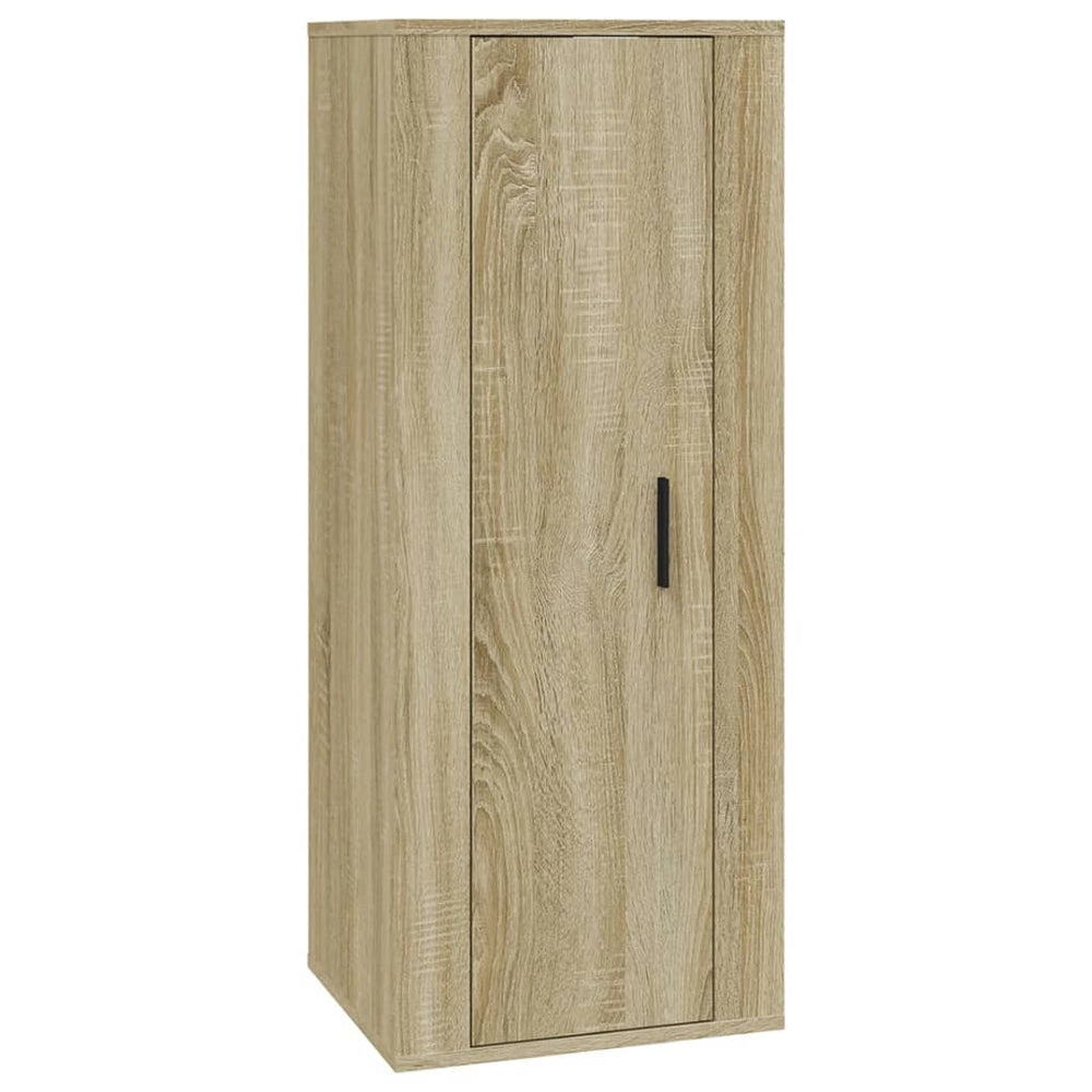 2-delige Tv-meubelset bewerkt hout sonoma eikenkleurig MeubelReus