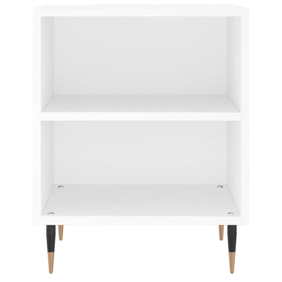 Nachtkastjes 2 st 40x30x50 cm bewerkt hout wit MeubelReus