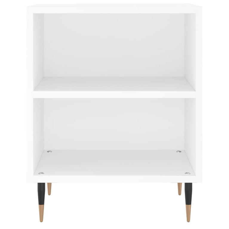 Nachtkastjes 2 st 40x30x50 cm bewerkt hout wit MeubelReus