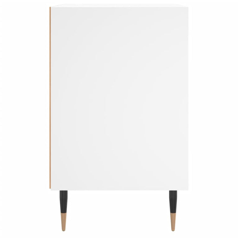 Nachtkastjes 2 st 40x30x50 cm bewerkt hout wit MeubelReus