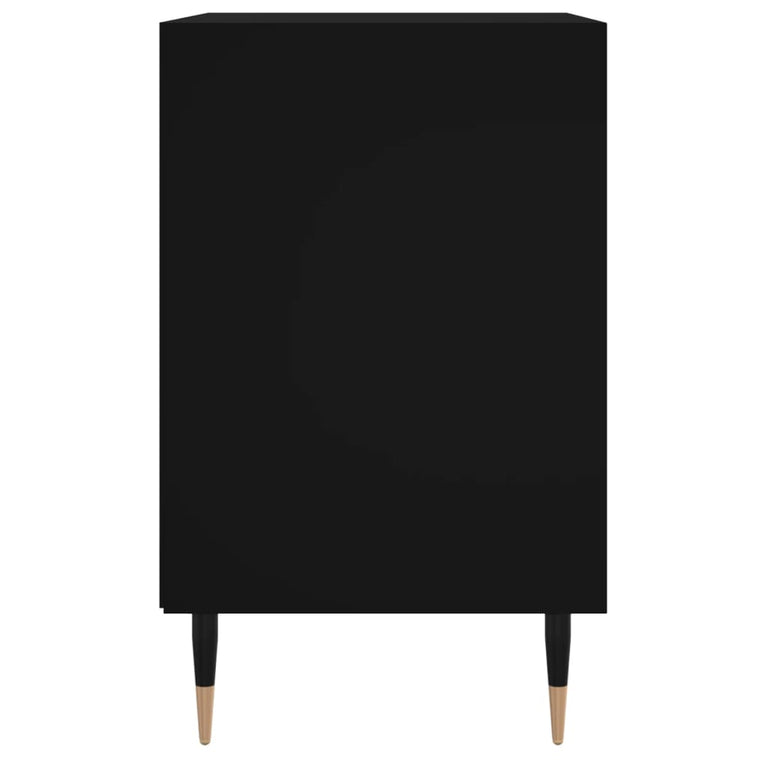 Nachtkastjes 2 st 40x30x50 cm bewerkt hout zwart MeubelReus