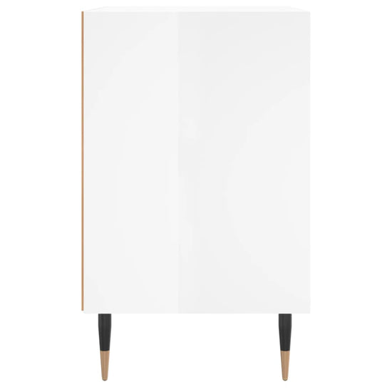 Nachtkastjes 2 st 40x30x50 cm bewerkt hout hoogglans wit MeubelReus