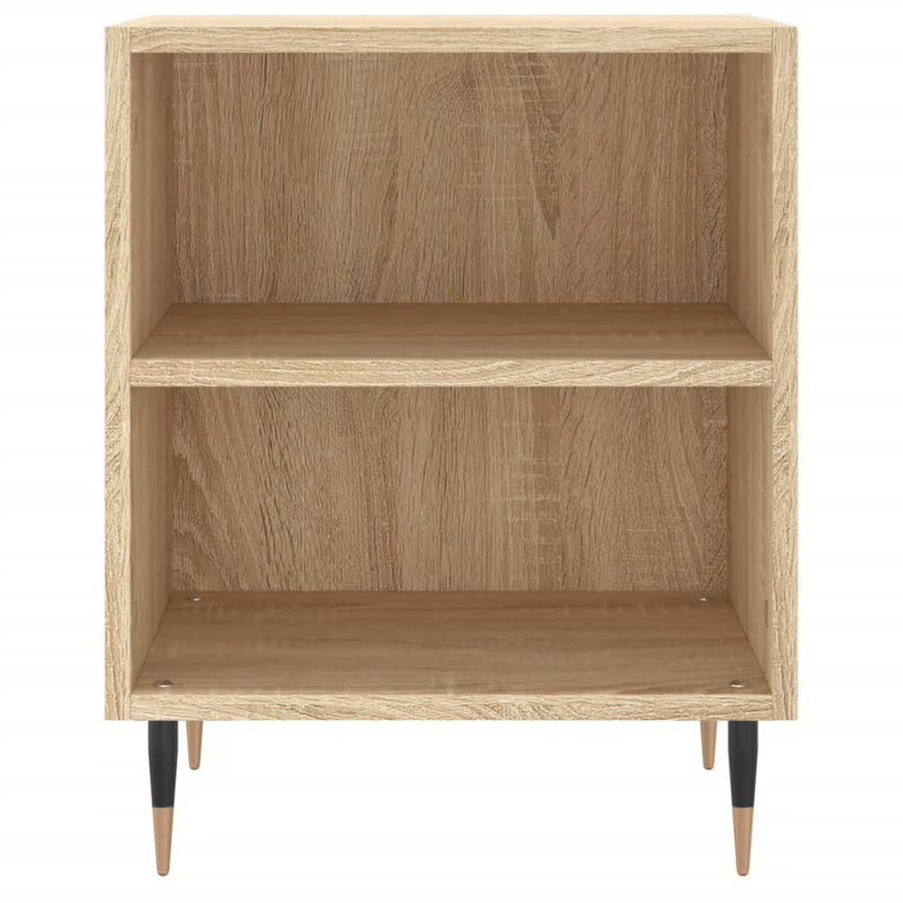 Nachtkastjes 2 st 40x30x50 cm bewerkt hout sonoma eikenkleurig MeubelReus