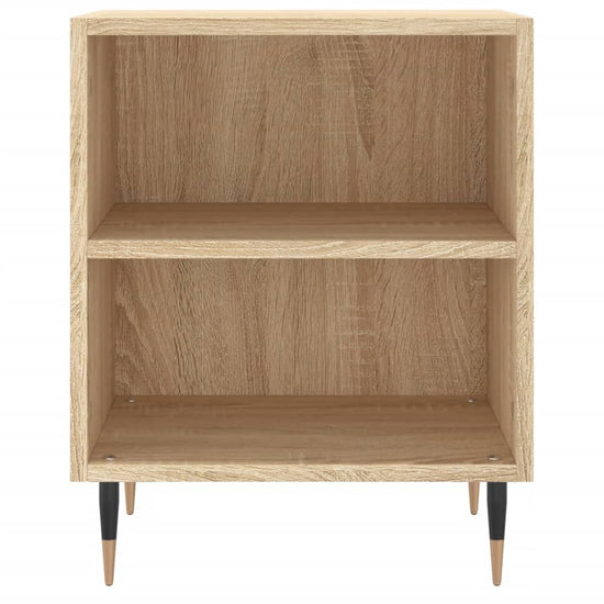 Nachtkastjes 2 st 40x30x50 cm bewerkt hout sonoma eikenkleurig MeubelReus