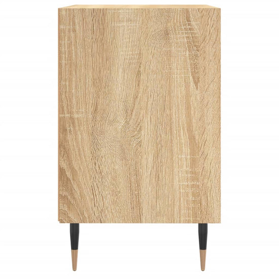 Nachtkastjes 2 st 40x30x50 cm bewerkt hout sonoma eikenkleurig MeubelReus