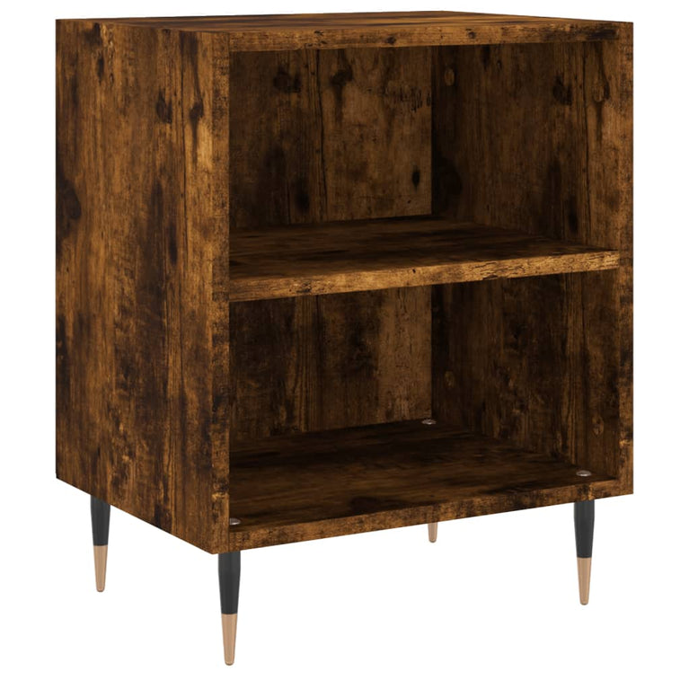 Nachtkastjes 2 st 40x30x50 cm bewerkt hout gerookt eikenkleurig MeubelReus