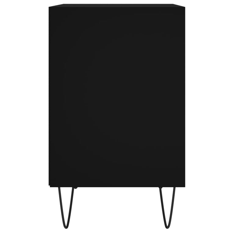 Nachtkastjes 2 st 40x30x50 cm bewerkt hout zwart MeubelReus