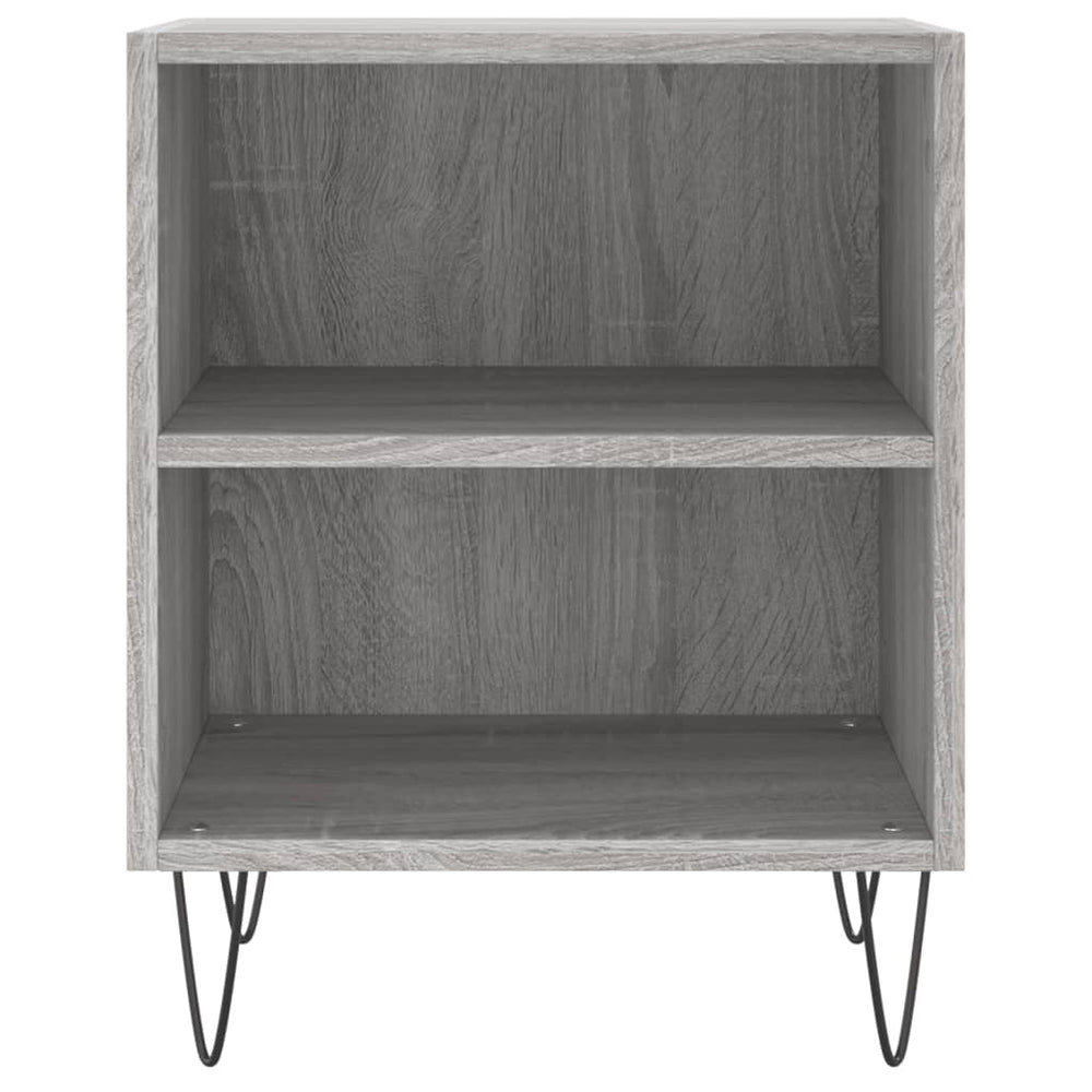Nachtkastjes 2 st 40x30x50 cm bewerkt hout grijs sonoma eiken MeubelReus