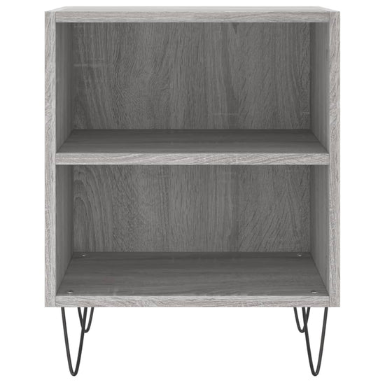 Nachtkastjes 2 st 40x30x50 cm bewerkt hout grijs sonoma eiken MeubelReus