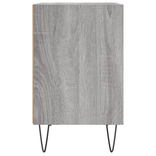 Nachtkastjes 2 st 40x30x50 cm bewerkt hout grijs sonoma eiken MeubelReus