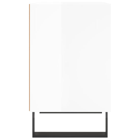 Nachtkastjes 2 st 40x30x50 cm bewerkt hout hoogglans wit MeubelReus