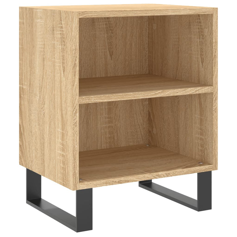 Nachtkastjes 2 st 40x30x50 cm bewerkt hout sonoma eikenkleurig MeubelReus