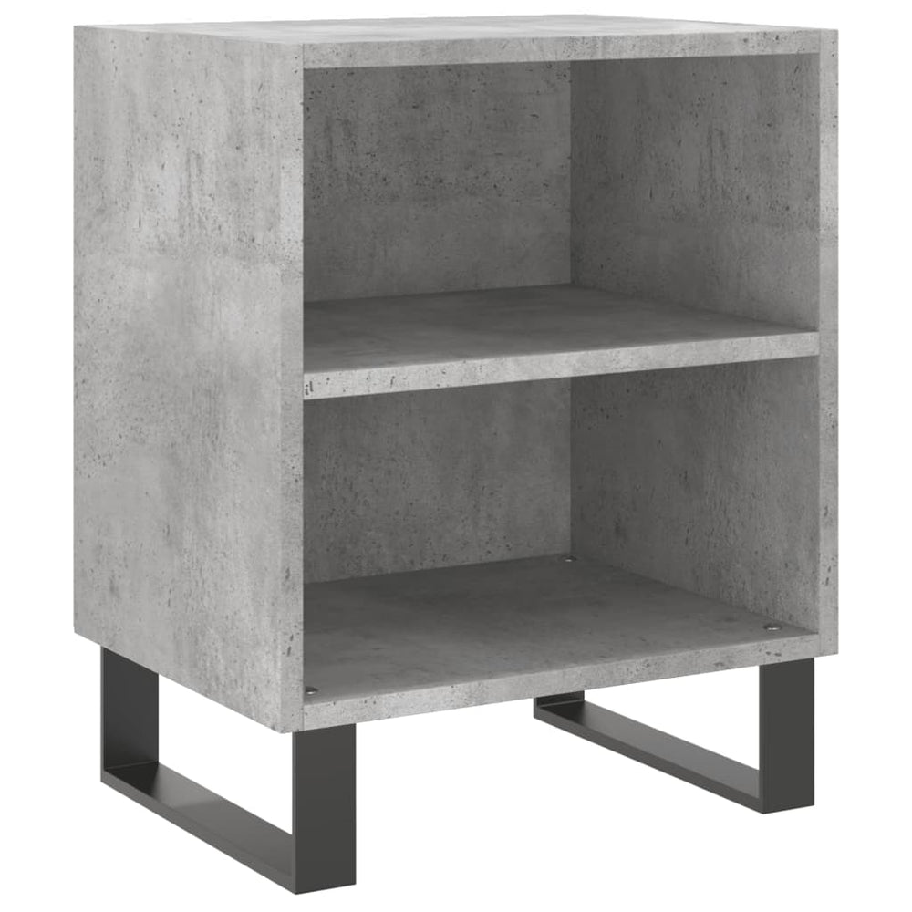 Nachtkastjes 2 st 40x30x50 cm bewerkt hout betongrijs MeubelReus