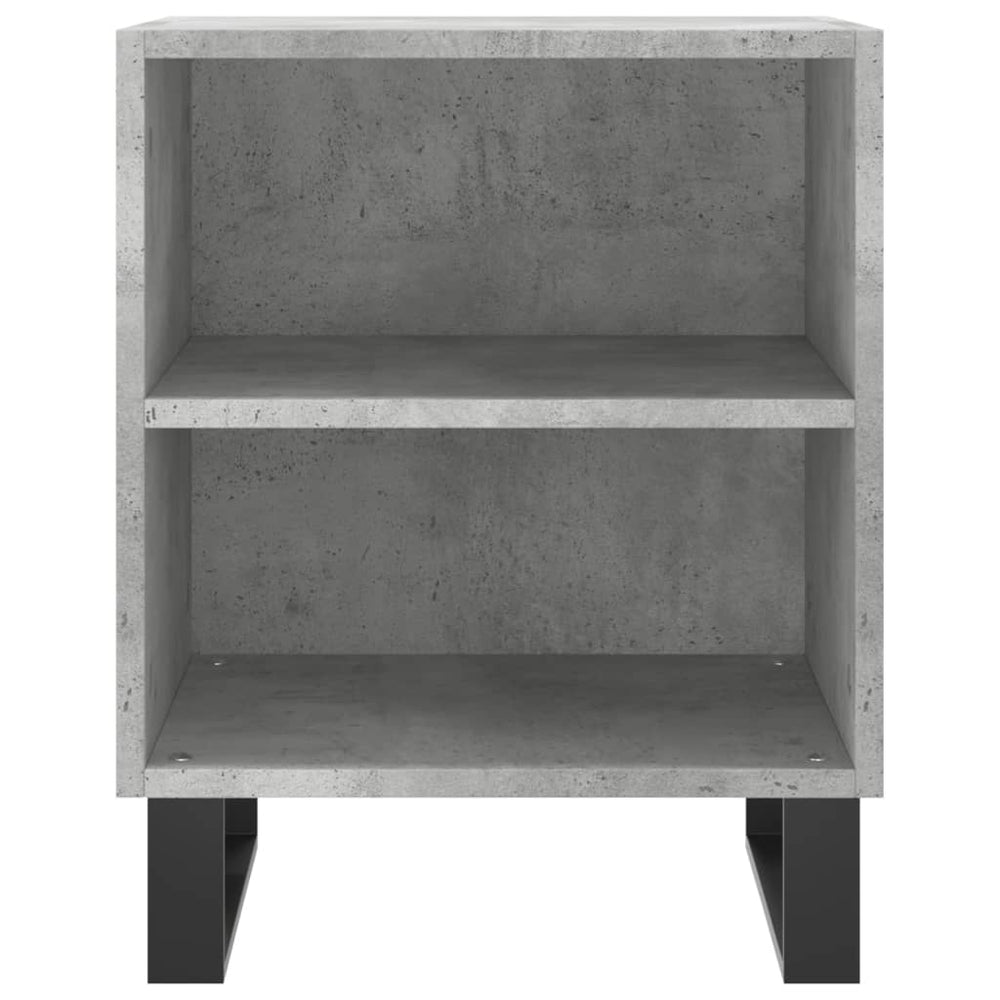 Nachtkastjes 2 st 40x30x50 cm bewerkt hout betongrijs MeubelReus