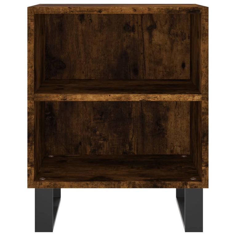Nachtkastjes 2 st 40x30x50 cm bewerkt hout gerookt eikenkleurig MeubelReus