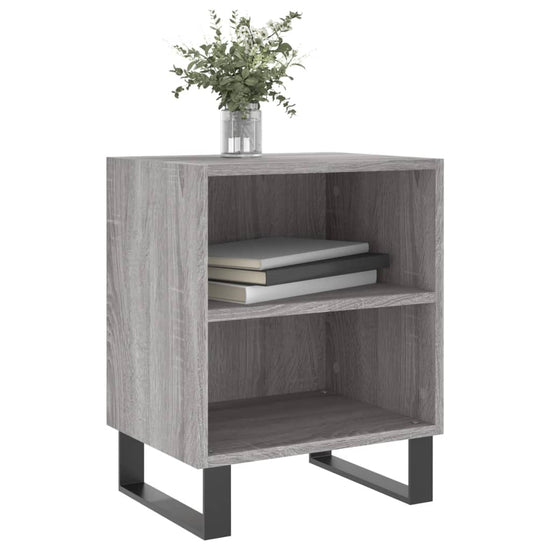 Nachtkastjes 2 st 40x30x50 cm bewerkt hout grijs sonoma eiken MeubelReus