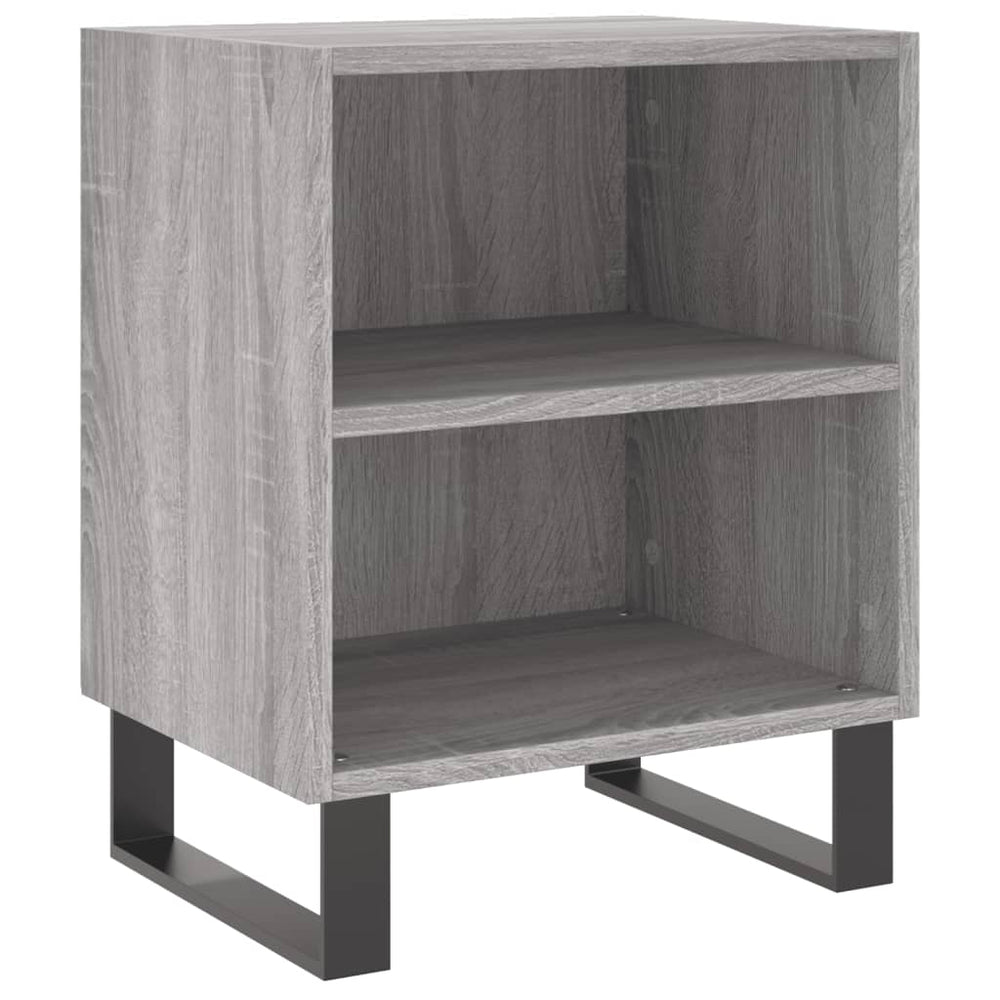 Nachtkastjes 2 st 40x30x50 cm bewerkt hout grijs sonoma eiken MeubelReus