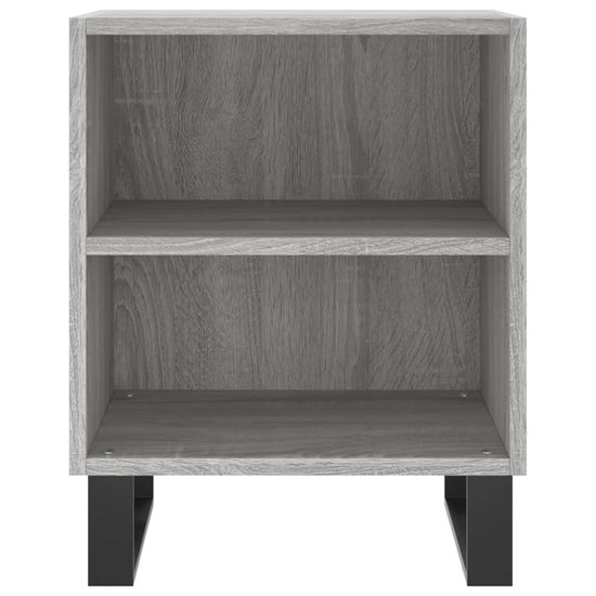 Nachtkastjes 2 st 40x30x50 cm bewerkt hout grijs sonoma eiken MeubelReus