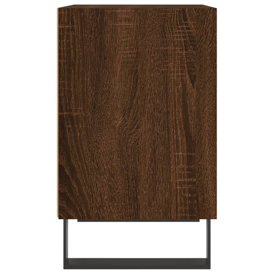 Nachtkastje 40x30x50 cm bewerkt hout bruin eikenkleur MeubelReus