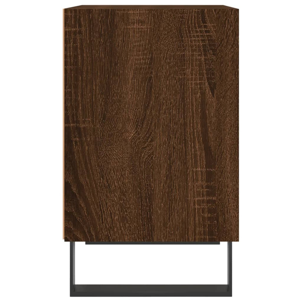 Nachtkastjes 2 st 40x30x50 cm bewerkt hout bruin eikenkleur MeubelReus
