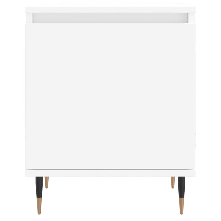 Nachtkastjes 2 st 40x30x50 cm bewerkt hout wit MeubelReus