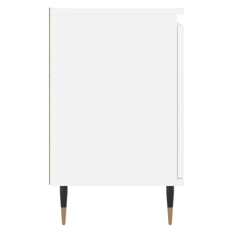Nachtkastjes 2 st 40x30x50 cm bewerkt hout wit MeubelReus