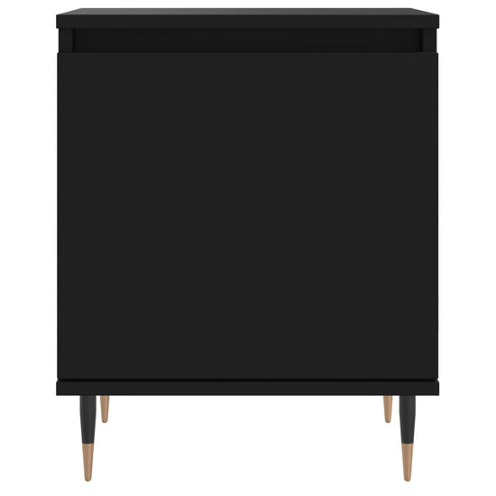 Nachtkastjes 2 st 40x30x50 cm bewerkt hout zwart MeubelReus