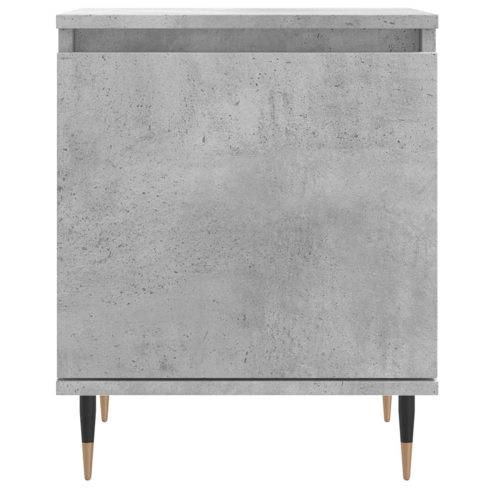 Nachtkastjes 2 st 40x30x50 cm bewerkt hout betongrijs MeubelReus