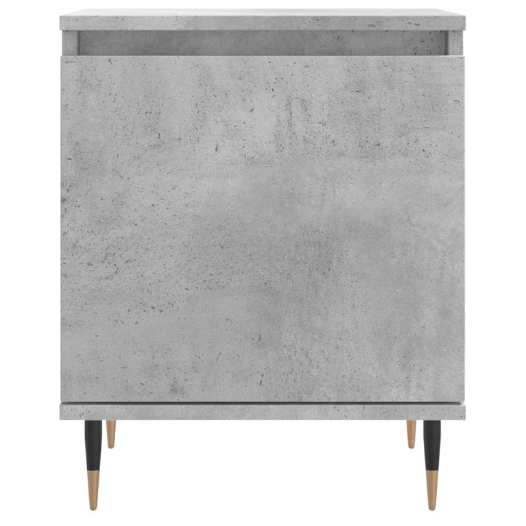 Nachtkastjes 2 st 40x30x50 cm bewerkt hout betongrijs MeubelReus