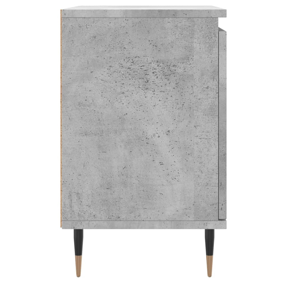 Nachtkastjes 2 st 40x30x50 cm bewerkt hout betongrijs MeubelReus
