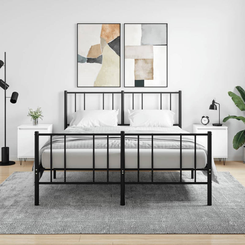 Nachtkastjes 2 st 40x30x50 cm bewerkt hout hoogglans wit MeubelReus