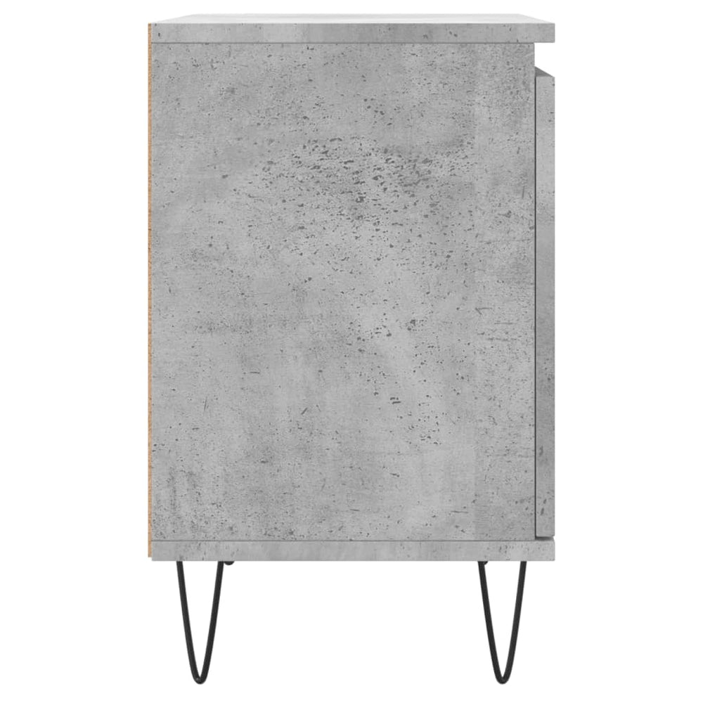 Nachtkastjes 2 st 40x30x50 cm bewerkt hout betongrijs MeubelReus