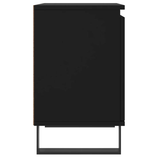 Nachtkastjes 2 st 40x30x50 cm bewerkt hout zwart MeubelReus