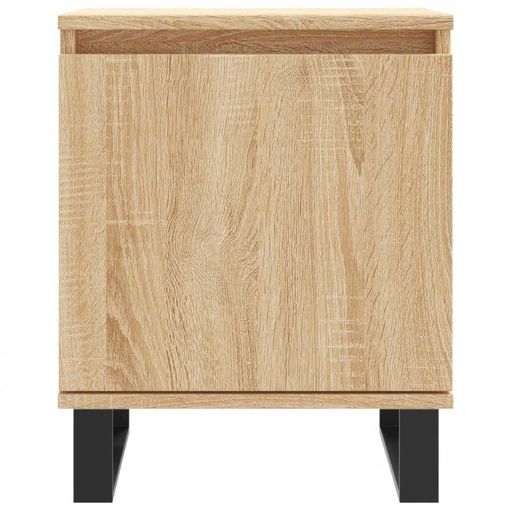 Nachtkastjes 2 st 40x30x50 cm bewerkt hout sonoma eikenkleurig MeubelReus