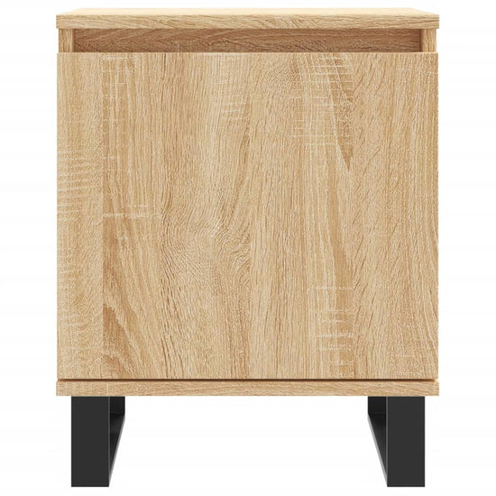 Nachtkastjes 2 st 40x30x50 cm bewerkt hout sonoma eikenkleurig MeubelReus