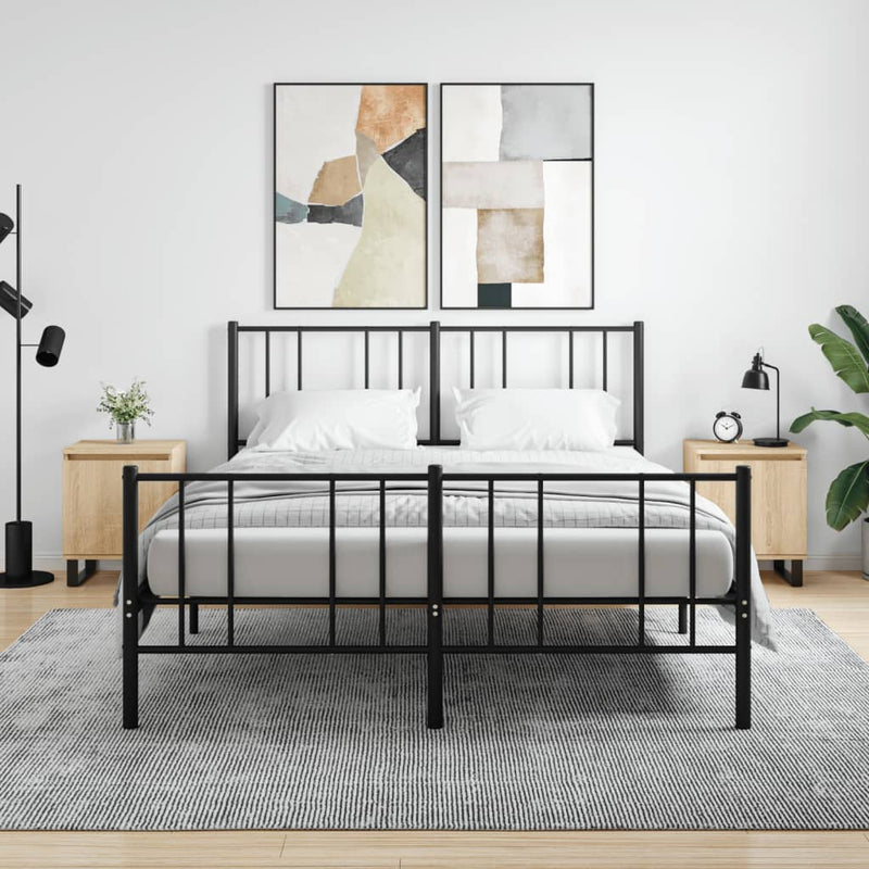 Nachtkastjes 2 st 40x30x50 cm bewerkt hout sonoma eikenkleurig MeubelReus