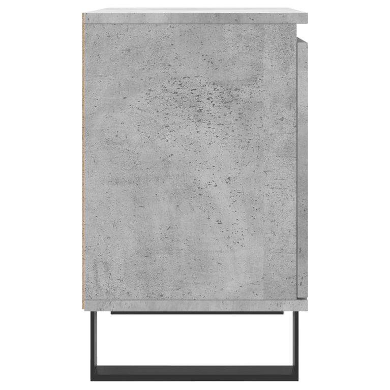 Nachtkastjes 2 st 40x30x50 cm bewerkt hout betongrijs MeubelReus