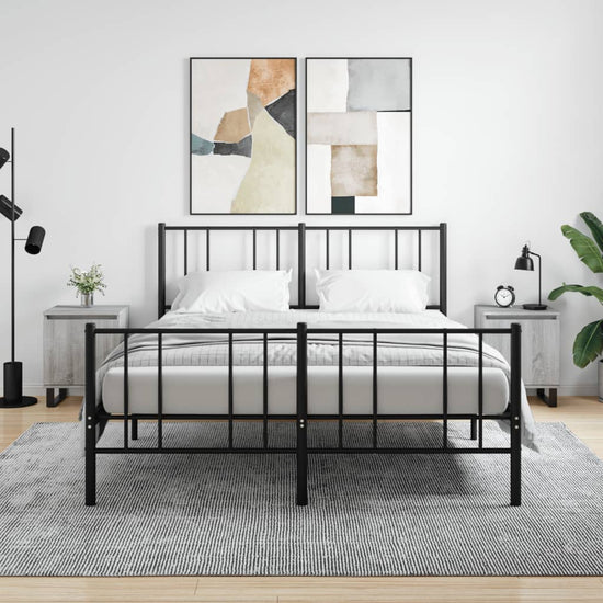 Nachtkastjes 2 st 40x30x50 cm bewerkt hout grijs sonoma eiken MeubelReus