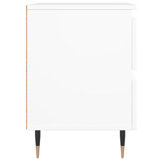 Nachtkastjes 2 st 40x35x50 cm bewerkt hout wit MeubelReus