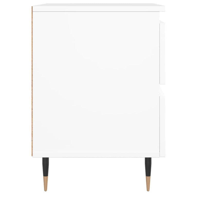 Nachtkastjes 2 st 40x35x50 cm bewerkt hout wit MeubelReus