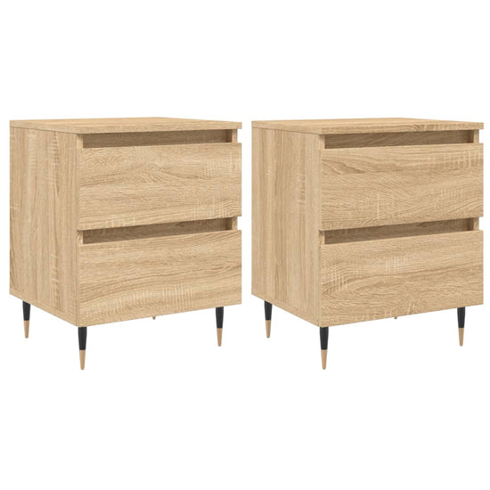 Nachtkastjes 2 st 40x35x50 cm sonoma eikenkleurig MeubelReus