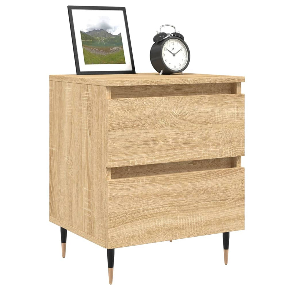 Nachtkastjes 2 st 40x35x50 cm sonoma eikenkleurig MeubelReus