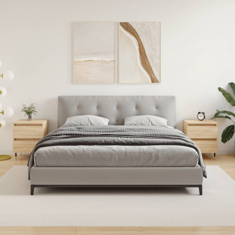 Nachtkastjes 2 st 40x35x50 cm sonoma eikenkleurig MeubelReus