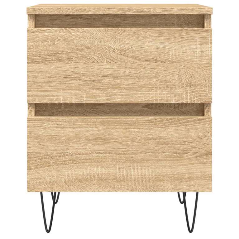 Nachtkastjes 2 st 40x35x50 cm sonoma eikenkleurig MeubelReus