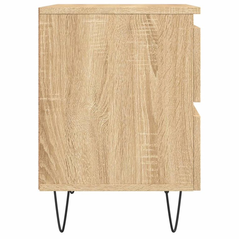 Nachtkastjes 2 st 40x35x50 cm sonoma eikenkleurig MeubelReus